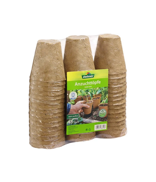 Dehner Anzuchttöpfe Für Pflanzen, 8 Cm 1 Dehner Anzuchttöpfe Für Pflanzen, 8 Cm