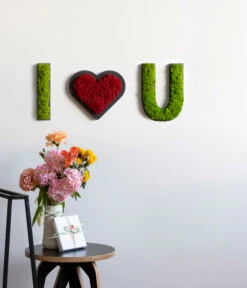 StyleGREEN Buchstaben Aus Islandmoos, Ca. H25 Cm -Deutschland Genussgarten Verkaufs-Shop 6429518 6429633 WE MO 001 BuchstabenIslandmoosILoveU