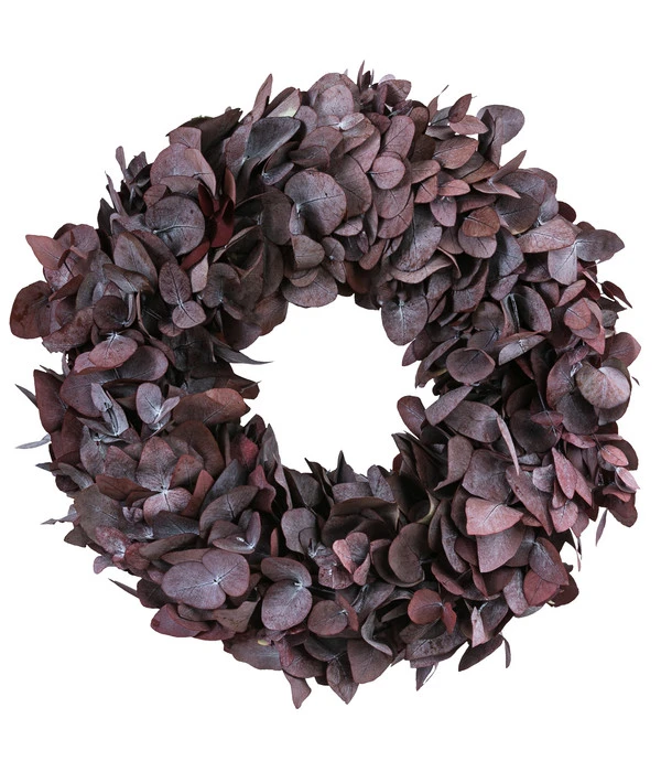 Dehner Kranz Eukalyptus, Dunkelrot, Ca. Ø45 Cm 1 Dehner Kranz Eukalyptus, Dunkelrot, Ca. Ø45 Cm