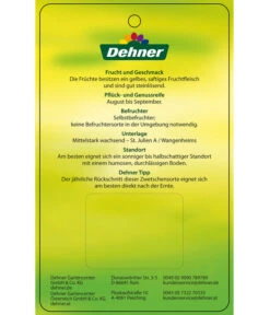 Zwetschge 'Kulinaria-Toptaste' 7 Zwetschge 'Kulinaria-Toptaste' -Deutschland Genussgarten Verkaufs-Shop 7763881 ZwetscheKulinariaToptaste Etikett 2